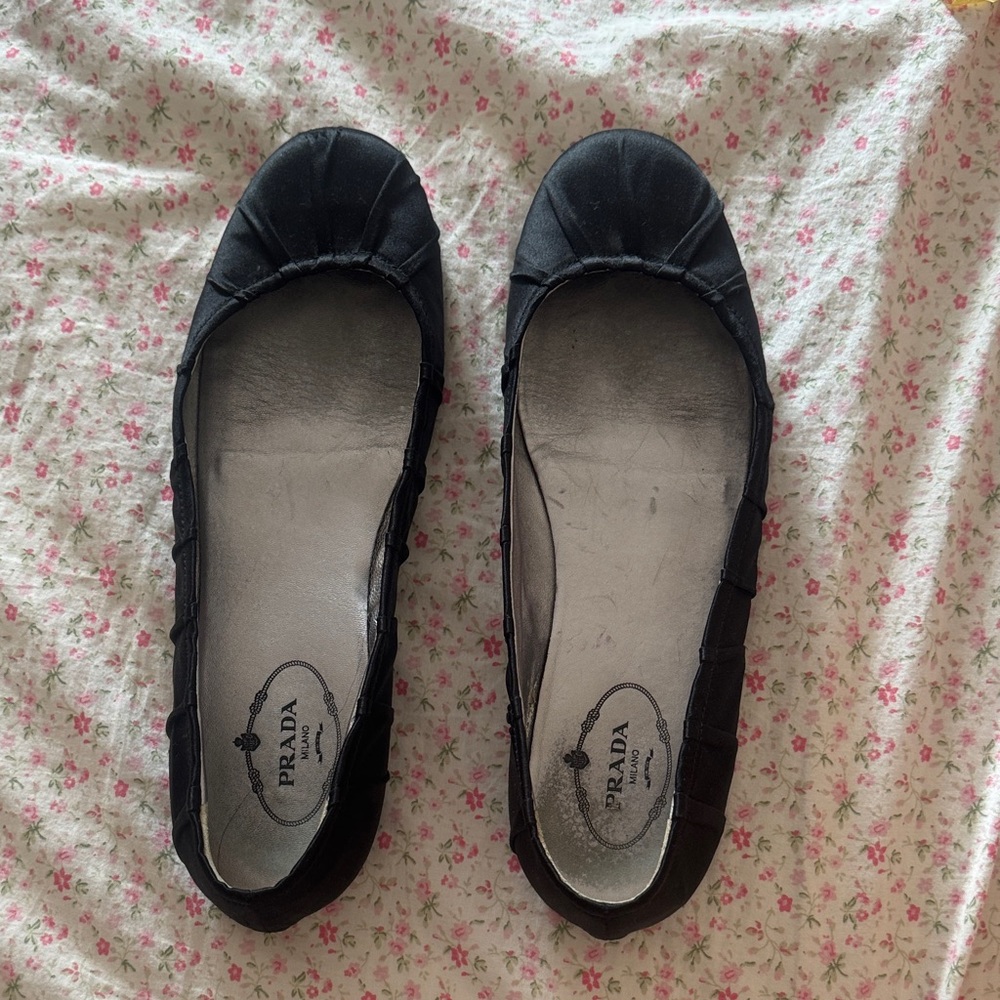 Prada Women's Elegant Black Flats